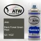 Preview: Jeep, Black Forest Green Pearl, GZ / KGZ: 400ml Sprühdose, von ATW Autoteile West.